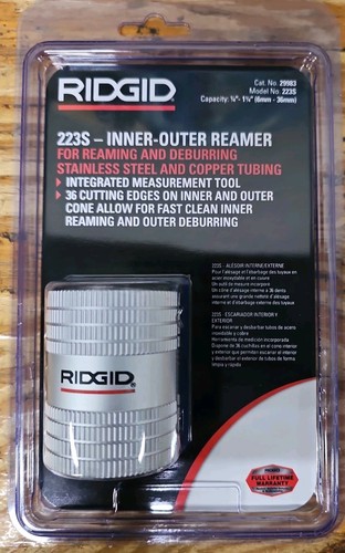 Ridgid 223s alesatore - 223s,